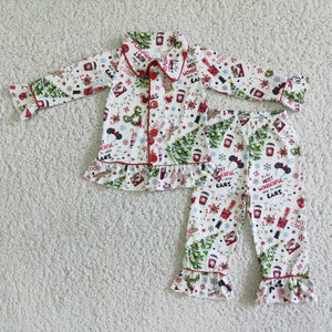 Yawoo Garments - It's the wonderful time to wear ears girls Christmas pajamas