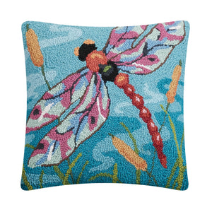 Peking Handicraft - Dragonfly On The Pond Hook Pillow
