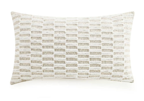 Peking Handicraft - Tufted Embroidery Decorative Pillow  by Lemieux Et Cie