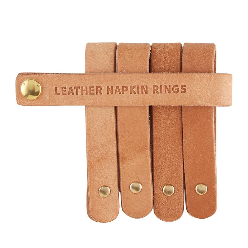 Leather Napkin Ring - Natural